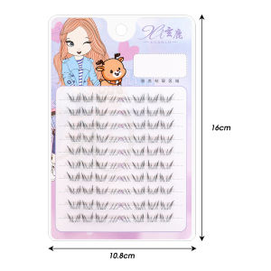 Dorisna 10 Rows Air Lower Eyelashes Fairy Fake Lashes Segmented Natural Under Lashes Manga Bottom Lashes North Star Eyelash Makeup Tool
