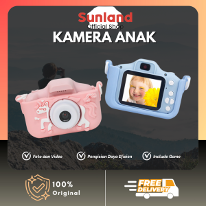Winup Kamera Mainan Foto Video Kamera anak-anak Digital Min Kids Action Camera WKA2 Model Unicorn