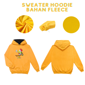 Switer Hody Wanita / Hoodie Wanita Bahan Fleece / Hoodie Korea Style Cowo Dan Cewe / Hudy Motif Chicken Drunk / Cod