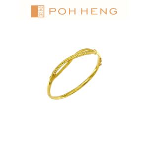Poh Heng Jewellery 24K Bangle in Yellow Gold[Price By Weight]