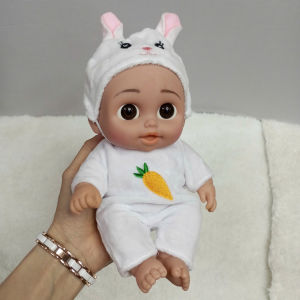 [Đủ mẫu] Búp Bê Nhựa Tái Sinh 21 cm Mắt To 3D Đồ Thú Dễ Thương Reborn Vynil Baby Doll 8 inch