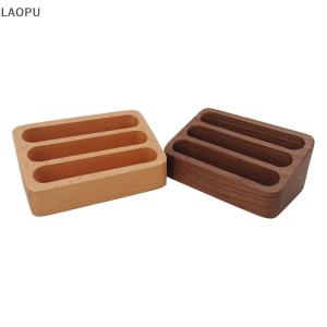 🎉【Low price】🎉LAOPU 1pcs Wood Desktop Business Card Display Stand Memo Holder Storage Box Wood Card Organizer For Office