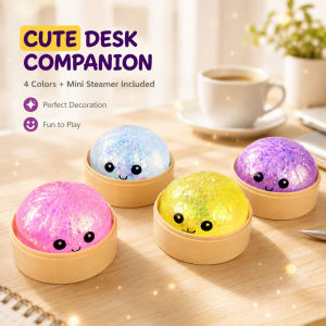 Yellowing Problem Quick Fix JMYCrystal Bun Stress Relief Toy AntiYellowing Deep Penetration BioEnzyme 快速见效/Crystal Squishy Toy For Stay Up Late/Stress Relief/Soft Squeeze