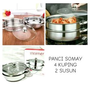 PANCI STEAMER 2 KUPING PANCI KUKUS SIOMAY PANCIK KUKUS BAKSO KUE