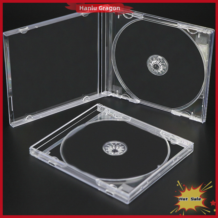 Hanlu Plastic DVD Case Portable CD Storage Box CD Package Case Durable