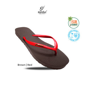 Sanduc Ladies Mix & Match Flip Flops - Brown Base 2 - 6 Colors Available
