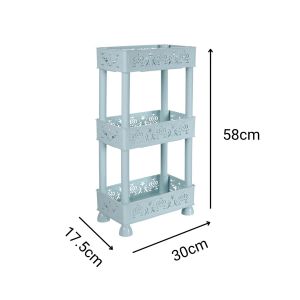Kệ Chữ Nhật Hoa Nhỏ Gọn Việt Nhật 5526 Nhựa PP Chính Hãng Phụ Kiện Nhà Tắm Kệ Gia Vị