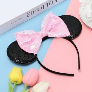 DSN Minnie cute Dreamy sequins Bow hair band party headband accessories Photo prop