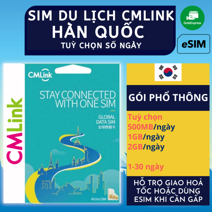 THẺ TRUY CẬP INTERNET SIM DU LỊCH HÀN QUỐC INTERNET TỐC ĐỘ CAO KHÔNG GIỚI HẠN