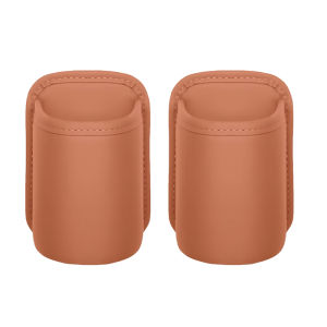 2 cái cửa xe ngăn để cốc hộp da uống giá lưu trữ xe hơi trở lại ghế nước hộp kẹp cố định thiết kế trở lại bin cốc có nắp