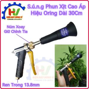 S.ú.n.g Xịt Cao Áp ORING dài 30cm. Mặt Sứ lỗ 1.5mm dùng tưới cây phun xịt sâu khử g.Hàng Loại 1