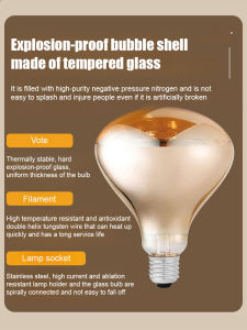 Lamps and Lanterns Safe and Explosion-proof Heating Lamp High Purity High Current Resistance Any Angle