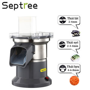 Máy thái rau củ quả công nghiệp đa năng thái lát thái sợi thái hạt lựu thương hiệu Mỹ cao cấp Septree X1 - Công suất 1100W - Bảo Hành 1 Năm