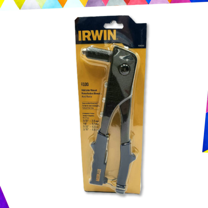 Irwin 20 IRWIN คีมย้ำรีเวท รุ่น R100 รับประกันของแท้100% | Lazada.co.th