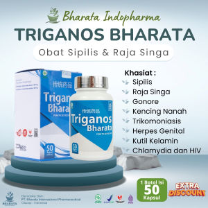 Obat Sipilis dan Raja Singa Herbal Alami Triganos Bharata BPOM RI dan Halal MUI Aman 100% Original