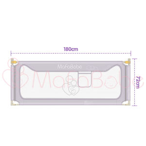 Mafababe [8Th Gen] Lifting Baby Safety Bed Rail Bed Guard Anti-fall Fence 30 Adjustable Height