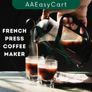 600ML French Press Coffee Coffee Grinder Coffee Brewer Glass Filter Stainless Steel Coffee Filter Pot Americano Latte Tea Pot