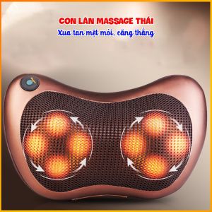 GỐI MASSAGE HỒNG NGOẠI MASSAGE CỔ 6 BI CÔNG NGHỆ 5D CAO CẤP VÀ MẠNH HƠN MẪU 8 BI GIÁ RẺ RẤT NHIỀU GD138