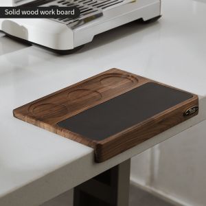 Bincoo Walnut Facter Powder Storage Workplate 51/58mm General Italian Pressing Hammer Set
