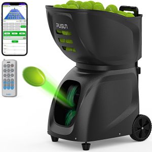 【New Arrivals】PUSUN PT-MAX C-Máy bắn bóng tennis thông minh Smart Tennis Ball Machine 145+ Capacity