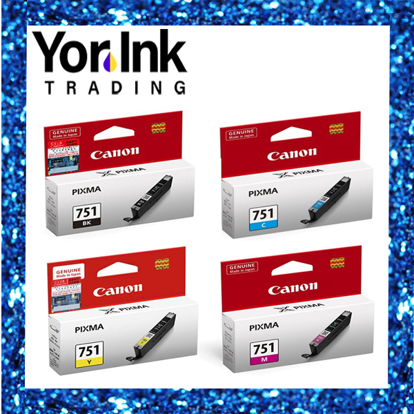Canon 751 CLI-751 Original Ink Cartridge Set of 4 Colors (BCYM) | Lazada PH