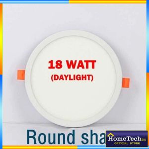 Nesux 18W 24W Led Downlight Slim Ceiling Light Adjustable Hole Size 2” to 6” LED Panel Lights Adjustable Square Round