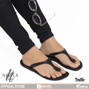 [Official] Amkha Shop - Sandal Jepit Camou Wanita  Sandal Tali NIKITA Casual Teplek Nyaman di Pakai