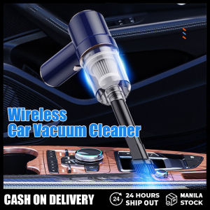 4 in 1 Wireless Car Vacuum Cleaner Portable Handheld High-power Vacuum Cleaner 120000Pa Household Mite Cleaner For Car Home Office Keyboard Cleaning（without base）