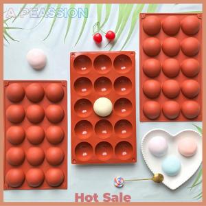 [A Peassion]💖[HOT SALE]🎈🎈 3D Ball Round Half Sphere Silicone Mold For DIY Baking Pudding Mousse Chocolate Eco-Friendly Cake Mold Kitchen Accessories Tools