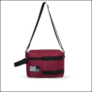 Tas Selempang Bahu Pria PEGE Model 2in1 Bisa Untuk Pouch Dan Bisa Digunakan Sehari hari  - PG 8924