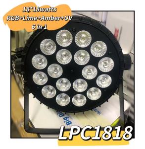 Big Dipper LPC 1818 18watts Led Par Can Night Club Light Party Light Disco 6-in-1 Par Light RGB Lime+Amber+UV