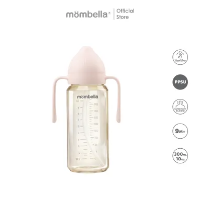 Mombella แก้วหัดดื่ม Classic PPSU พร้อมมือจับ เหมาะสำหรับทารก 9 เดือนขึ้นไป 10 ออนซ์ (300 มล.)