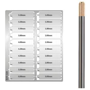 Precise Round Hole Maker Kits with 20 Size Crafting and Punching Handle for Architectural Modeling Crafting Use