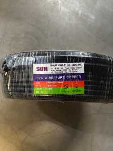 25MM PURE COPPER PVC WIRE BRAND : SUN CABLE (LOOSE 1METER)
