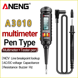 BARU ANENG A3010 Obeng Tespen Multifungsi Kuat Pendeteksi Kabel Putus Multimeter Otomatis 2in1 4000