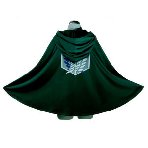 Carnival Hoodie Anime Attack On Titan Green Cloak Cosplay Costume Adult Men Woman Shingeki Kyojin Scouting Legion Aren Jacke Game Party Clothes