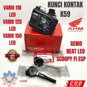 KUNCI KONTAK 3501A-K59-A10 MOTOR HONDA BEAT LED GENIO SCOOPY FI ESP VARIO 110 125 150 LED ORI AHM