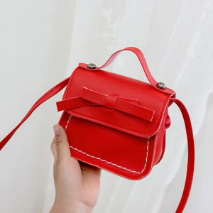 【MPJow】 Fashion Small Purse Hand Bag For Little Girls Toddler Kids Cute Bow Messenger Bag Crossbody Bag Coin Wallet Single Shoulder Bag