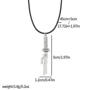 Anime cartoon Character Pendant Necklace - Fashion Comic Exhibition Jewelry Accessory Gifts for Men And Women