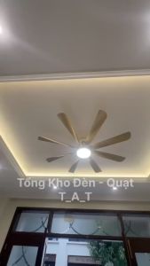 HNT Quạt Trần Đèn 8 Cánh Cao Cấp - Gió Mát Điều Khiển Từ Xa  Trang Trí Phòng Khách Biệt Thự Khách Sạn Nhà Hàng