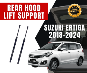 Rear Hydraulic Gas Back Door Lift Support Struts Compatible for SUZUKI ERTIGA 2018-2024 Carbon Steel Black Hydraulic Rod Durable & Corrosion Resistant