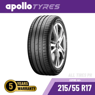 Apollo 215/55 R17 Premium Tire - ASPIRE 4G+ ( Made In India ) B1