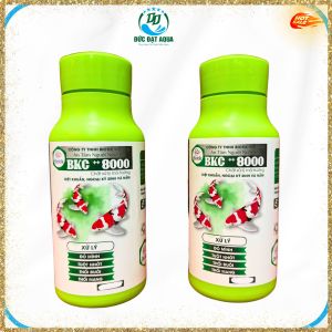BKC ++ 8000 XỬ LÝ đỏ mình tuột nhớt thối đuôi thối mang nấm trên cá. 250ml biotik.