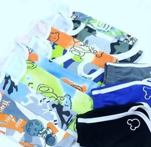 ชุดเสื้อกล้ามเด็ก พร้อมส่ง ชุดเด็ก ชุดกีฬาเด็ก เสื้อผ้าเด็ก พร้อมส่ง