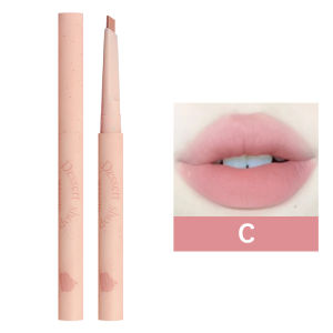 cadia🔥 Pensil Lip Liner Tahan Air Berputar Otomatis yang Tahan Lama Pensil Lipstik Bentuk Bibir Garis Besar yang Tidak Memudar Matte Lipstick Pencil Nude COD