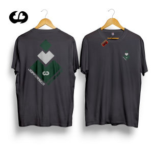 Jopperside kaos pria katun combed distro premium ts525db logo