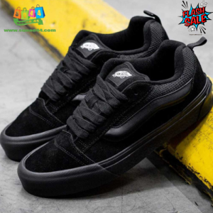 [ SEPATU PREMIUM ] - SEPATU VANS KNU GEMUK SKOOL FULLBLACK HITAM POLOS SNEAKERS FOR MEN AND WOMEN WAFLE DT BNIB 100% PREMIUM SNEAKERS PRIA WANITA SEPATU SEKOLAH GEMUK BERKWALITAS TERBARU TERMURAH KEKINIAN TRENDI MASA KINI