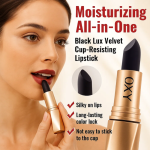💝Black Luxury Velvet Non-Stick Cup Lipstick Matte Waterproof Bean Paste Color Color Autumn and Winter Temperament Velvet Long-Lasting Makeup Lipstick黑奢绒光不沾杯口红