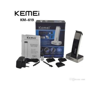 TÔNG ĐƠ CẮT TÓC CHUYÊN NGHIỆP KEMEI KM619 TĂNG ĐƠ CẮT TÓC GIA ĐÌNH CAO CẤP KÈM 3 GÁ CỮ DỄ SỬ DỤNG GD092