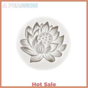 [A Peassion]💖[HOT SALE]🎈🎈 Lotus Shape Silicone Mold Large Medium And Small Lotus Chocolate Fondant Scented Candle Cake Decoration Mold